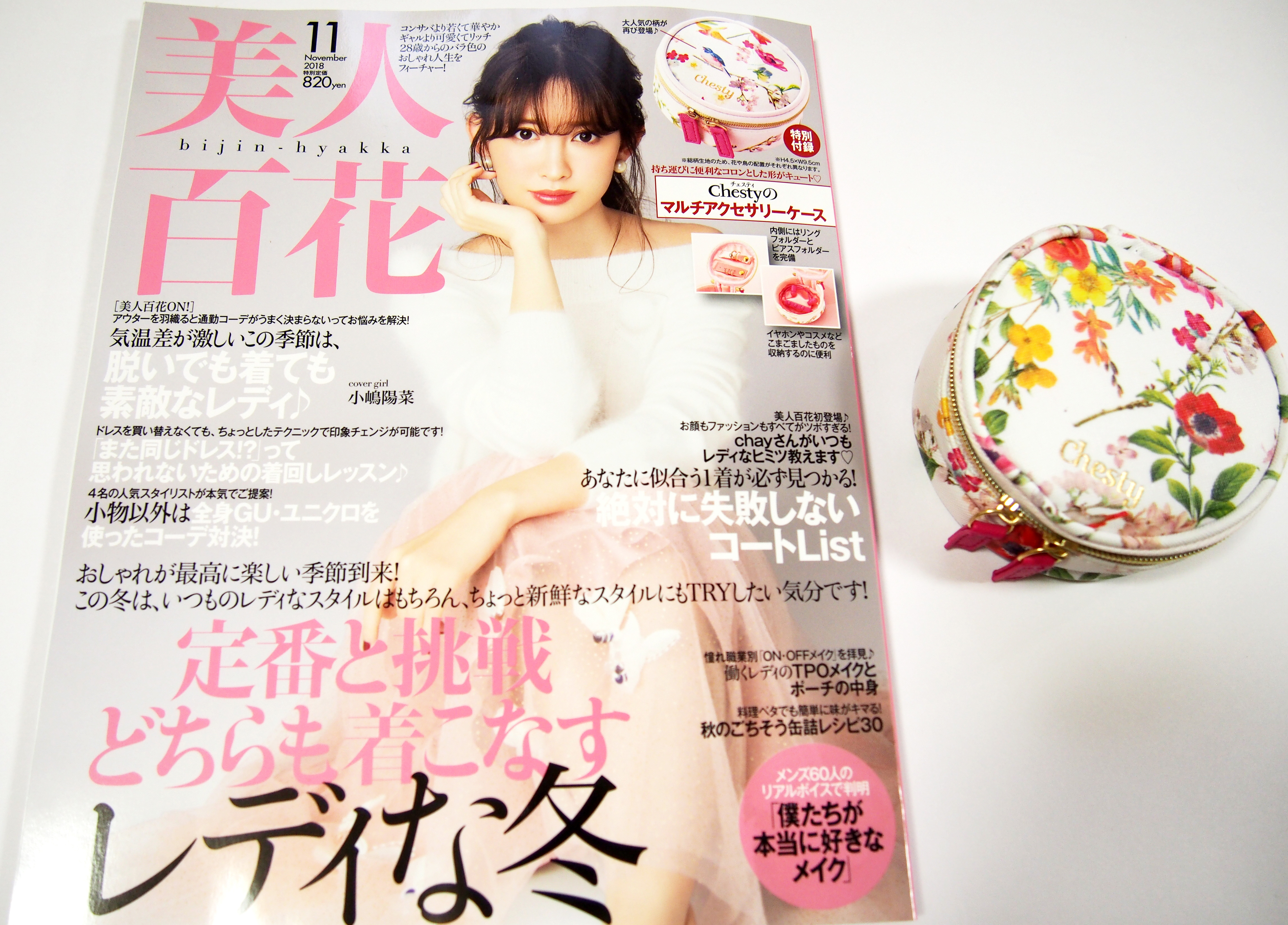 美人百花 2018年11月号 《特別付録》Chesty（チェスティ）マルチ 