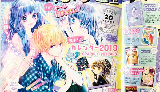 【次号予告】りぼん 2019年4月号《付録》槙ようこ MYアニバーサリーポーチ&カレンダー2019 SPARKLY 20YEARS