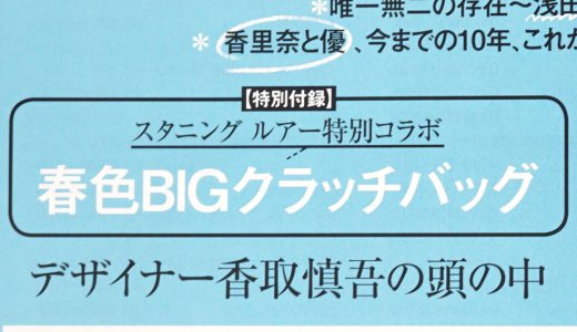 【次号予告】GINGER (ジンジャー) 2019年 05月号《特別付録》スタニング ルアー STUNNING LURE 特別コラボ 春色BIGクラッチバッグ