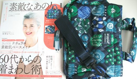 大人のおしゃれ手帖特別編集 素敵なあの人 春号<付録>結城アンナ&kippisおでかけショルダーバッグ【購入開封レビュー】