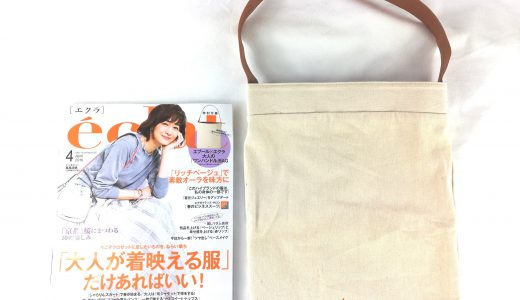 eclat(エクラ) 2019年 04月号<特別付録>ebure×エクラ 大人の「ワンハンドル」BAG【開封購入レビュー】