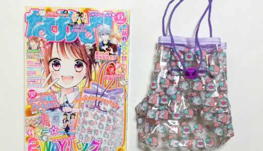 なかよし 2019年6月号《特別付録》はらぺこペンギンカフェ サマー☆2WAYバッグ【開封購入レビュー】