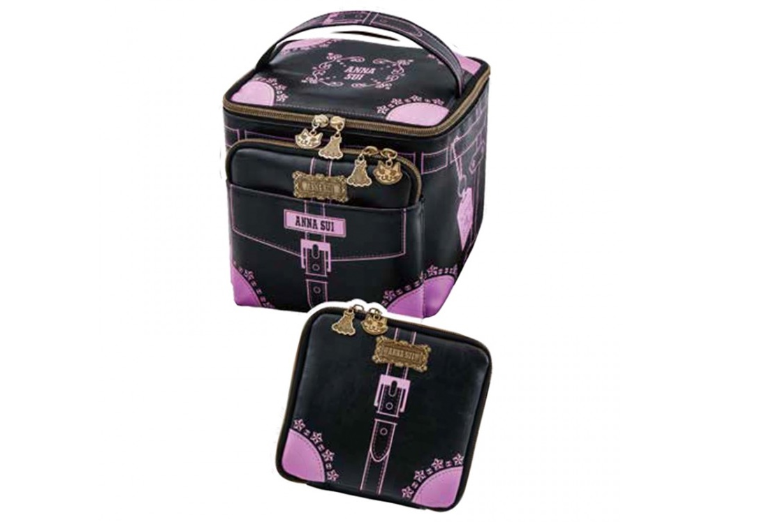 新品タグ付き　アナスイミニ　ポーチ付き　ワンピース ポーチ付きネコカットワンピース（ミドルワンピース） | ANNA SUI mini