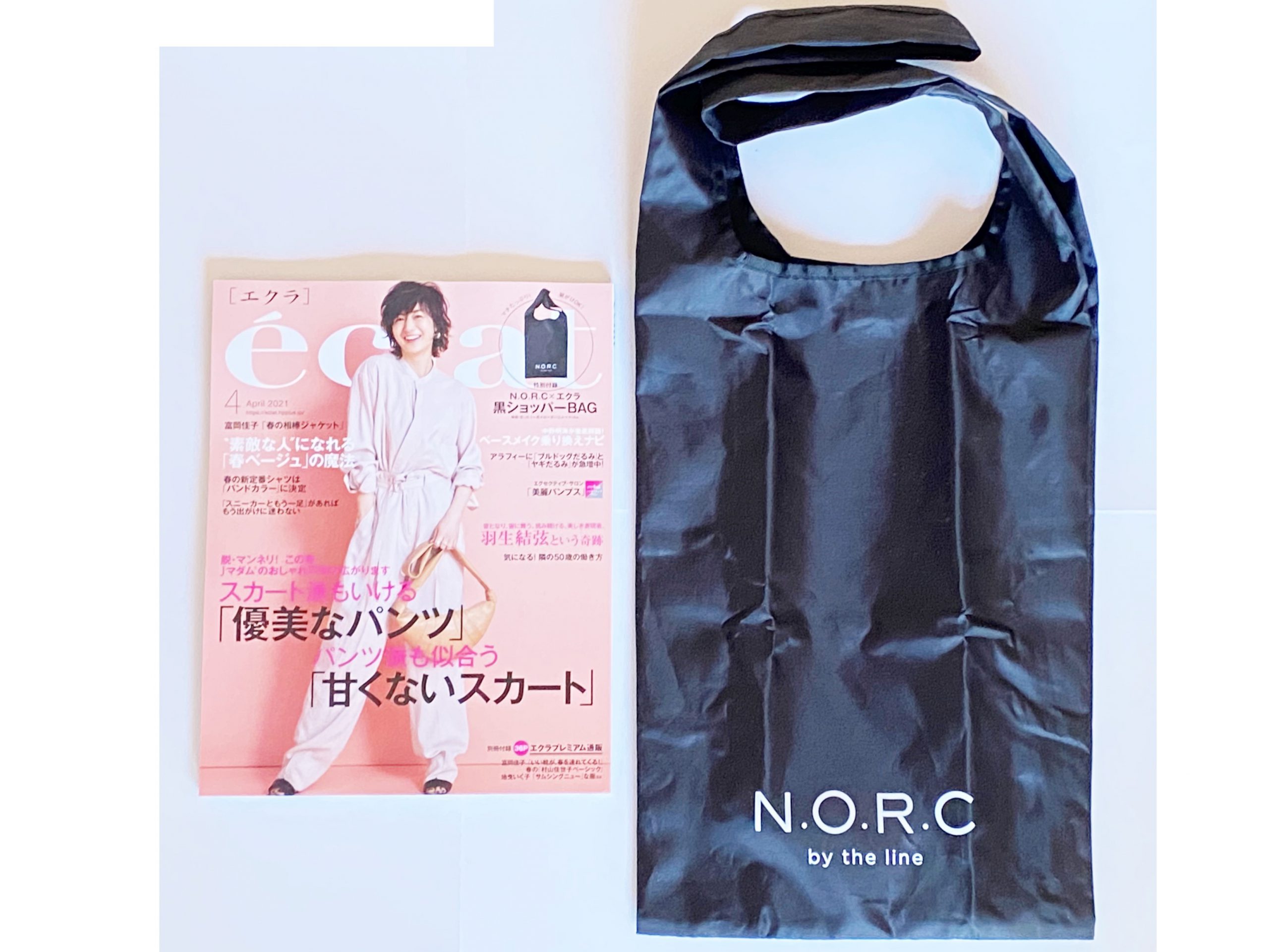 開封レビュー】eclat（エクラ）2021年4月号《特別付録》eclat×N.O.R.C