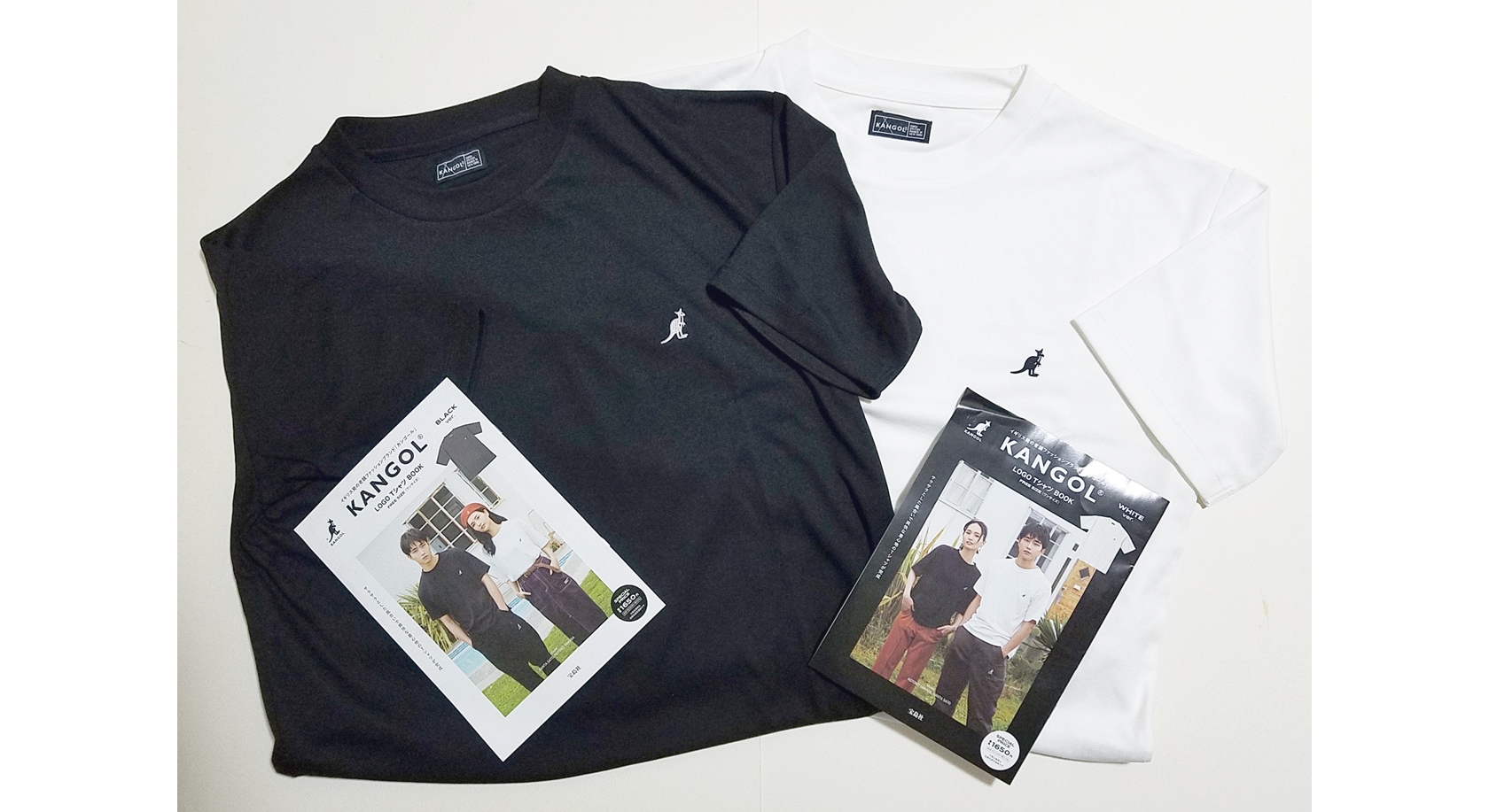 開封レビュー Kangol カンゴール Logo Tシャツ Book Black Ver White Ver 付録ライフ