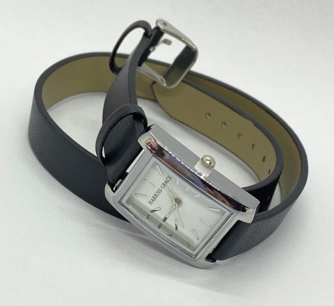 【フラゲレビュー】素敵なあの人 2021年12月号《特別付録》HARRISS GRACE （ハリス・グレース）上品シックな二重巻きベルト アクセサリー腕時計