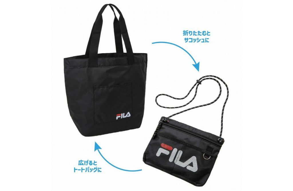 新刊情報】トートバッグにもなる! FILA（フィラ）2WAYサコッシュBOOK