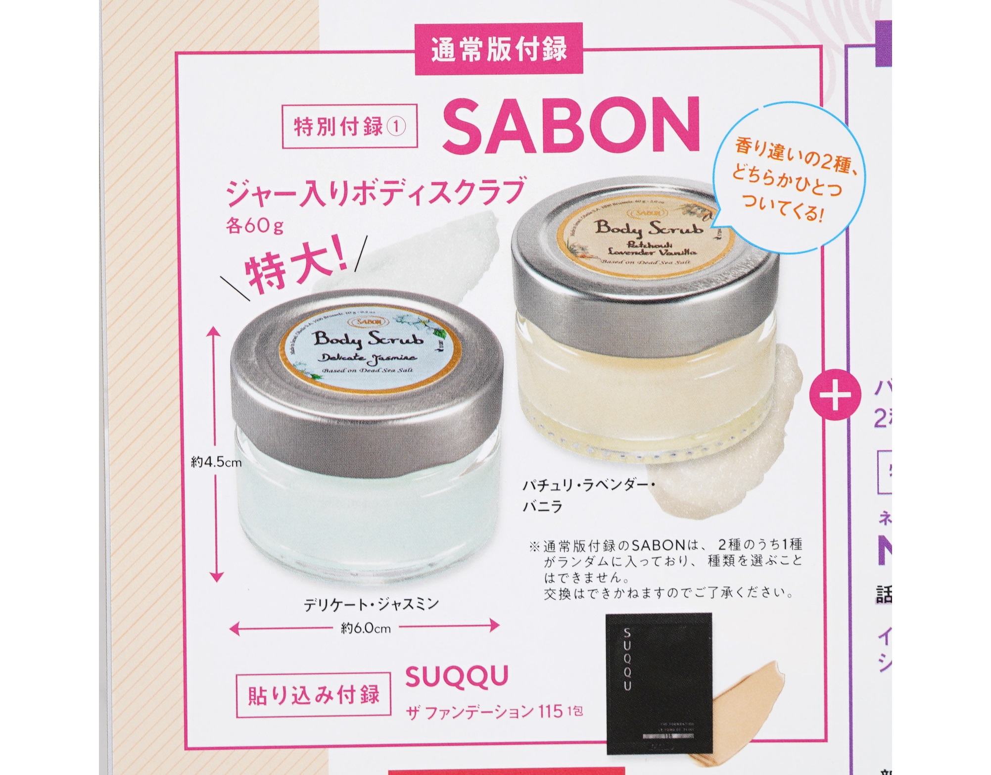 VoCE 1月号 付録 SABON ボディスクラブ クナイプバスソルト セット