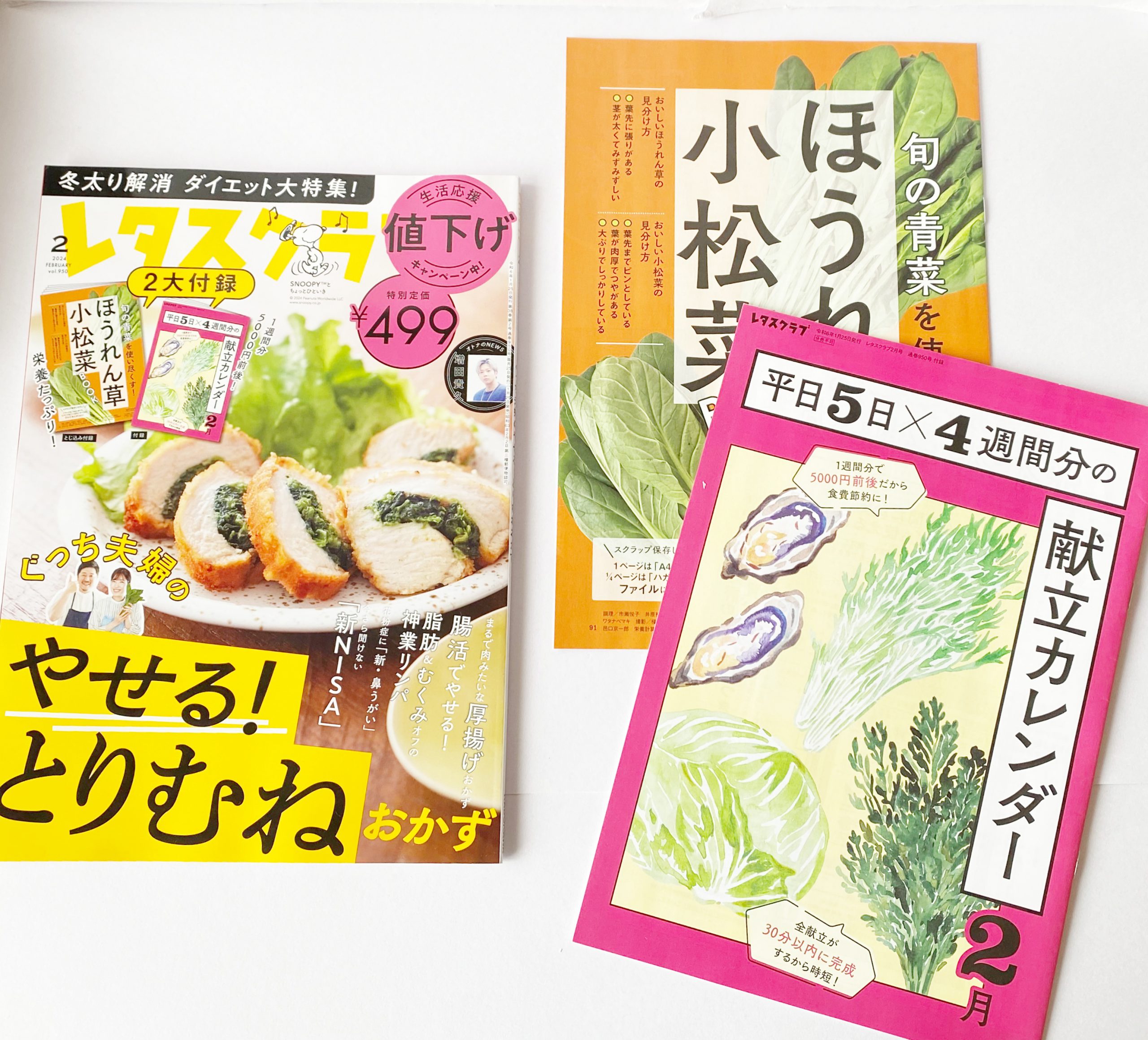 【開封レビュー】レタスクラブ 2024年2月号《特別付録》別冊付録