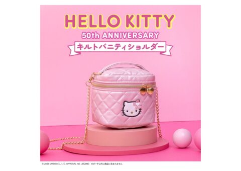 【新刊情報】HELLO KITTY（ハローキティ） 50th ANNIVERSARY キルトバニティショルダーBOOK