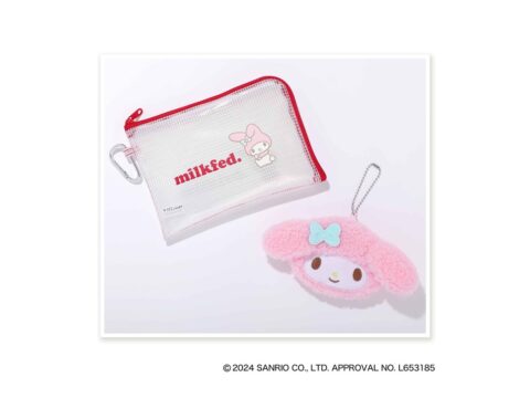 【次号予告】mini（ミニ）2024年11月号《特別付録》MY MELODY（マイメロディ）× MILKFED.（ミルクフェド）  ［1］流行りのチャーム型！  モコモコ顔ポーチ ［2］中身が見えて便利♥  クリアポーチ  豪華2点セット！