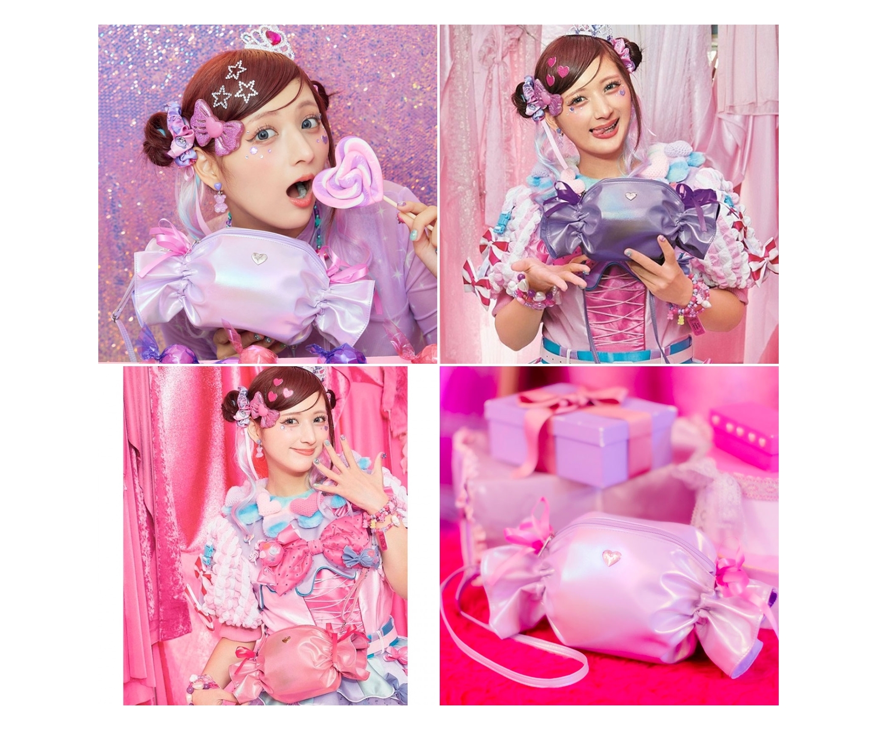 新刊情報】しなこキャンディポーチBOOK（Cotton Candy Purple