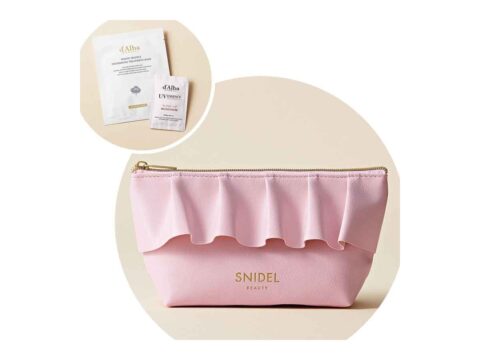 【次号予告】sweet 2025年6月号増刊 《特別付録》SNIDEL BEAUTY ＆ d’Alba [スナイデル ビューティ & ダルバ] ピンクフリルポーチ＆コスメ2点セット
