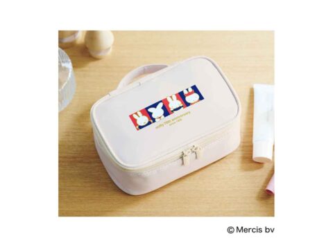 【次号予告】リンネル 2025年9月号増刊《特別付録》miffy [ミッフィー] ミッフィー誕生70周年記念デザイン 鏡が立てられて便利なドレッサーポーチ