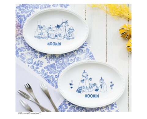 【次号予告】cookpad plus(クックパッド プラス) 2025年 秋号《特別付録》MOOMIN(ムーミン) 磁器のオーバル皿 豪華2枚セット