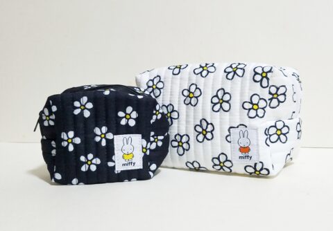【フラゲレビュー】otona MUSE（オトナミューズ）2025年10月号《特別付録》miffy [ミッフィー] お花のキルティングポーチ 大小2個セット