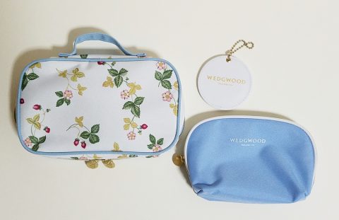 【発売前レビュー】GLOW（グロー）2019年7月号増刊《特別付録》WEDGWOOD（ウェッジウッド）豪華ポーチ２個セット＆ミラーチャーム