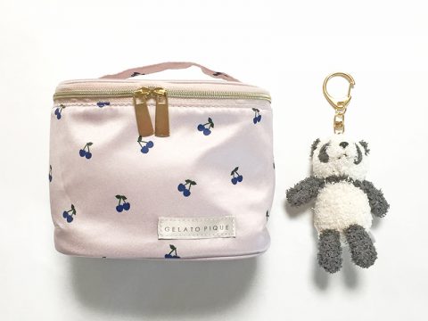 【発売前レビュー】sweet（スウィート）2019年11月号《特別付録》ジェラートピケ リトルパンダとチェリー柄バニティポーチ