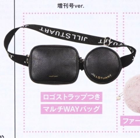 【次号予告】sweet（スウィート）2020年2月号増刊《特別付録》JILLSTUART（ジルスチュアート）ロゴストラップつきマルチWAYバッグ