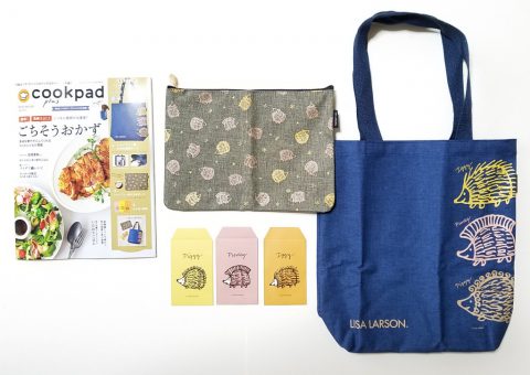 cookpad plus（クックパッドプラス）2020年冬号《特別付録》リサ・ラーソン ハリネズミ3兄弟豪華3点セット【購入開封レビュー】