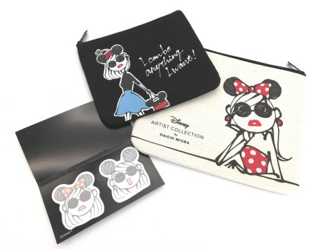 【フラゲレビュー】sweet（スウィート）2020年3月号増刊《特別付録》Disney ARTIST COLLECTION by DAICHI MIURA スペシャルアートポーチ2点×オリジナル付箋