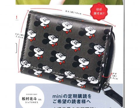 【次号予告】mini（ミニ）2021年3月号《特別付録》SHIPS any（シップスエニィ）ミッキーマウスデザイン オトナの優秀ミニ財布