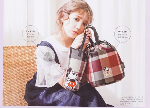 【次号予告】sweet（スウィート）2021年5月号増刊号《特別付録》BLUE LABEL CRESTBRIDGE （ブルーレーベル・クレストブリッジ）ミッキーデザインの 保温保冷バッグ＆ペットボトルホルダー