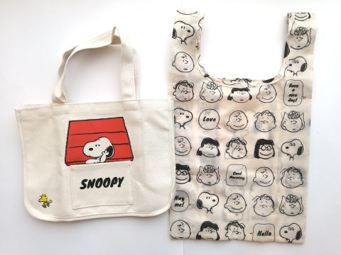 【フラゲレビュー】sweet（スウィート）2021年4月号《特別付録》PEANUTS（ピーナッツ）お出かけトート＆ エコバッグ
