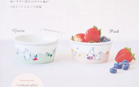 【次号予告】cookpad plus(クックパッド プラス) 2023年 春号《特別付録》ムーミン 磁器のボウル皿2個セット