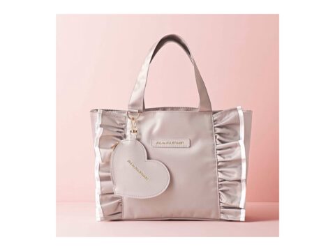 【次号予告】sweet（スウィート）2025年6月号《特別付録》JILL by JILL STUART [ジル バイ ジルスチュアート] ハート形チャームつき フリルトートバッグ